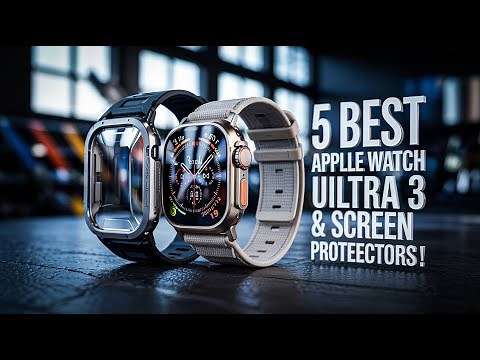 5 Best Apple Watch Ultra 3 Cases & Screen Protectors! ✅