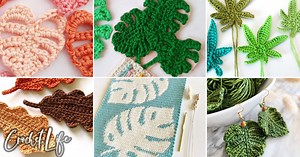 15 Beautiful Leaf Crochet Patterns