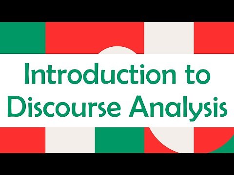 Introduction to Discourse Analysis - Discourse Analysis in Linguistics | Discourse Analysis Examples