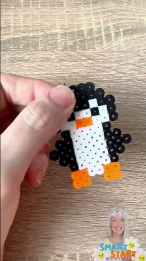 DIY Penguin Keychain with Perler Beads | Fun & Easy Craft for Kids!