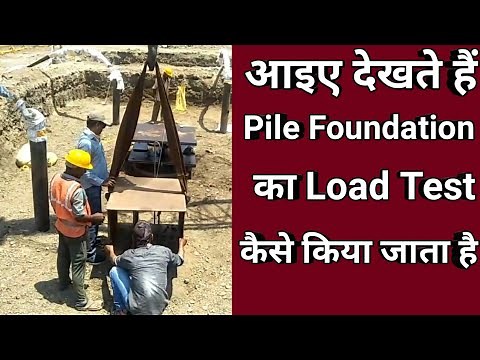 Pile Initial Static Load Test Methodology Live Step by Step Procedure Rock Anchor Method