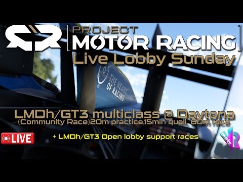 🔴 🏁Project Motor Racing🏁 the BEST Community racing! Live Lobby Sunday!