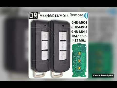Best Great Id47 Chip Ghr Best Deals M003 M004 M013 M014 433Mhz Car Remote Key For Mitsubishi Vir