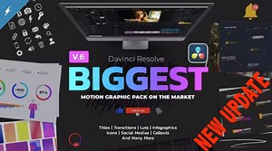 Motion Graphic Pack for Davinci Resolve - FREE Videohive - INTRO HD