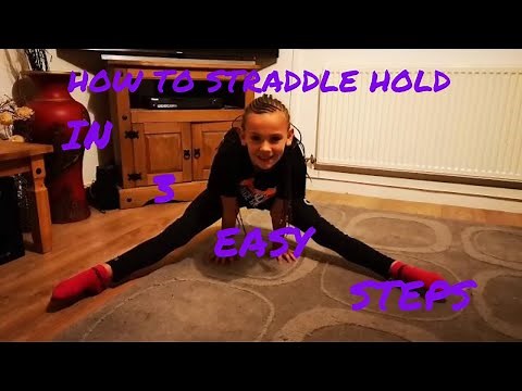 How to Straddle hold in 3 Easy steps british gymnastics