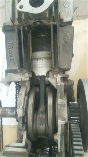 4-Stroke Engine Piston Movement | Inside Cylinder Motion Explained | Mechanical ASMR