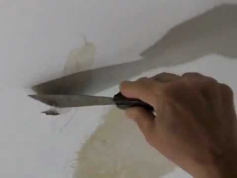 How to Repair a Water Damaged Plaster Ceiling