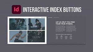 Learn how to create index buttons for Interactive PDF in Adobe InDesign