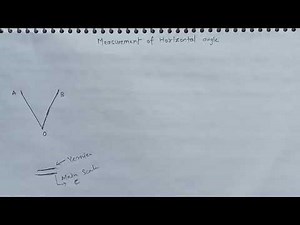 measurement of horizontal angle ( theodolite part 5)