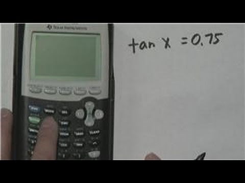 Mathematics : How to Calculate Angle Degrees Tangent