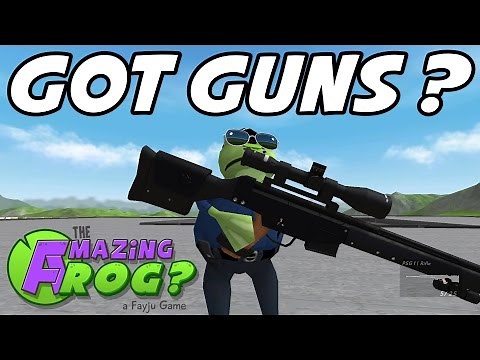 Amazing Frog - Ep 3 - Unlocking Guns! - Let's Play Amazing Frog Gameplay