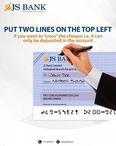 7.2K views · 114 reactions | Follow these simple steps to fill your cheque correctly! For assistance, please call 111-654-321. #JSBank #BarhnaHaiAagey | JS Bank | Facebook