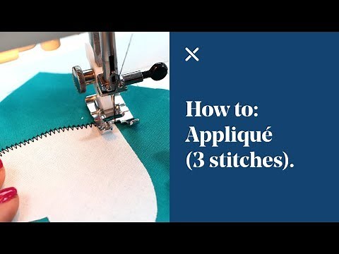 How To: Appliqué (3 different stitches)