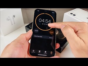 iPhone 12 Pro How to Set Timer