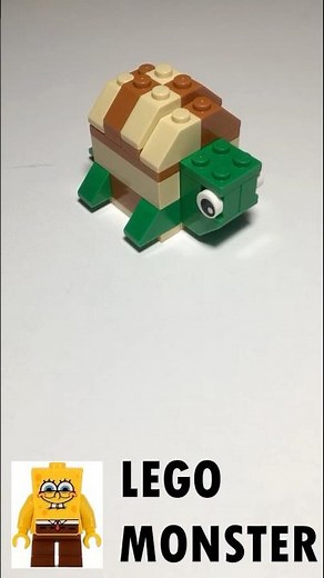Build a LEGO Turtle | Easy LEGO Classic Tutorial #short