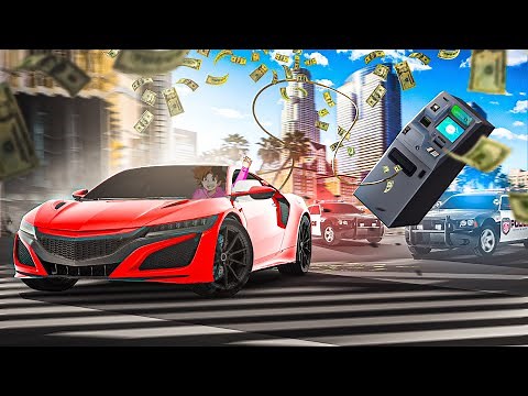 Robbing ATMS in GTA 5 RP!