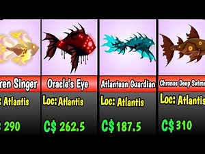 All Unusual Fishes in Roblox Fisch Game!