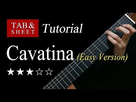Cavatina (Easy Version) - Guitar Lesson + TAB