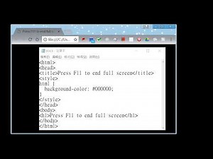 Really simple screen saver with HTML and browser alone