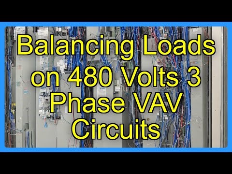 Balancing Loads on 480 Volts 3 Phase VAV Circuits