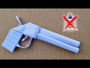This Paper Gun Actually Works?! (No Glue Required) | DIY Rifle Step-by-Step