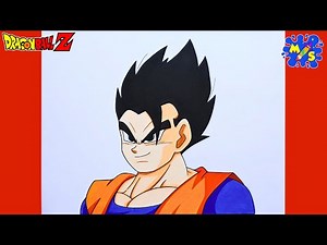 How to Draw ULTIMATE GOHAN from Dragon Ball Z