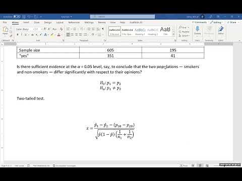 Conducting Two-Sample Proportion Tests in Excel