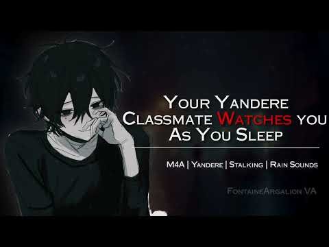 ASMR || Your Yandere Classmate Watches You As You Sleep [M4A] #yandereasmr