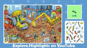 Your kids can solve the Hidden Pictures puzzles they love, now on YouTube! Subscribe now for interactive puzzle play, science facts, kids jokes, and so much more at youtu.be/73QIHjhWRIM | Highlights for Children