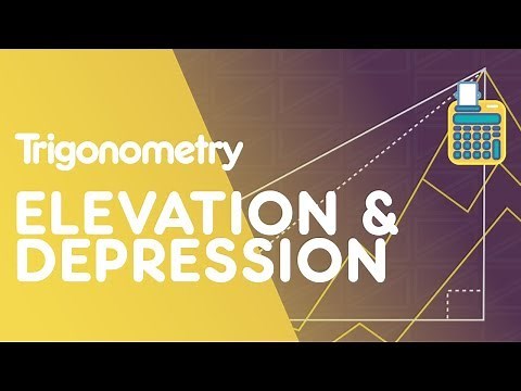 Angles Of Elevation & Depression | Trigonometry | Maths | FuseSchool