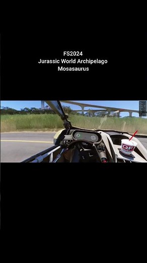 FS2024 Jurassic World Mosasaurus #msfs2024 #jurassicworld #fs2024