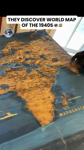 Hidden Places On Earth on Instagram: "They told you our history and geography have always been as they are today… but the discovery of a real 1940s world map reveals a chillingly different layout of continents, proving our past has been deliberately erased and rewritten. Here’s what they don’t tell you: ✅ This authentic 1940s map shows landmasses and continent shapes that do not align with modern cartography, pointing to a catastrophic global event or a systematic cover-up of our true past. ✅ Ke