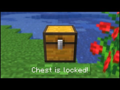 Minecraft - How To Lock Chests!