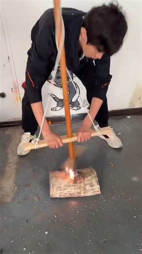 How Did People Make Fire in Ancient Times? | Rubbing Sticks to Create Fire #shorts