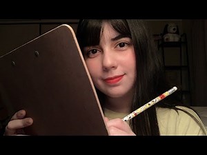 ASMR Asking You a Lot of Questions (Keyboard, Pencil, Soft Spoken) // ひたすら質問をする (キーボード、鉛筆音、小声)