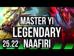MASTER YI vs NAAFIRI (JGL) | Penta, 21/1/5, Legendary | EUW Master | 25.22