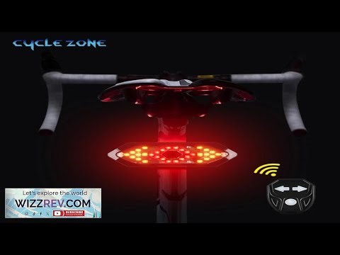 Bicycle Turn Signal Rear Light Remote Bike Lights USB Rechargeable LED Bicycle