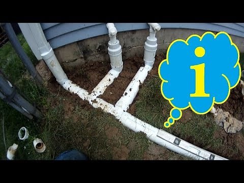 Pro TIPS on Gutter Downspout Drain INSTALLATION ~ GRAVITY downspout Drain tile Atlantic Drain