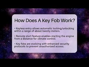 How Does A Key Fob Work? - Talking Tech Trends