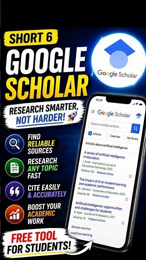 Google Scholar 🤯 Find Research Papers in Seconds! FREE Tool for Students