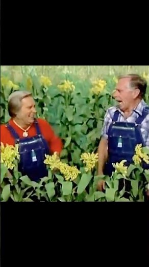 George Jones in the Fields on Hee Haw 1987