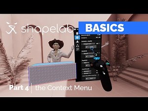 Basics of Shapelab | Part 4 - The Context Menu
