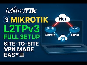 How to Create a Simple VPN Server on MikroTik (L2TP V3/IPSec) | Full Setup Tutorial