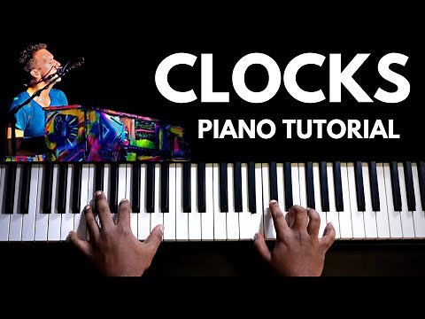 How to play 'Clocks" by Coldplay on the Piano 🎹. Step-by-step tutorial!