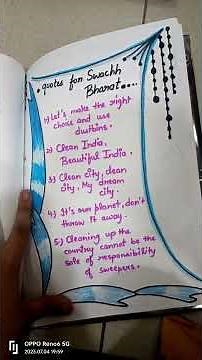 Sewa project on Swachh Bharat Swachh Vidyalaya class 10th