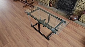 Tensegrity Coffee Table — Handcrafted Steel & Glass (modern-industrial Design) - Etsy UK