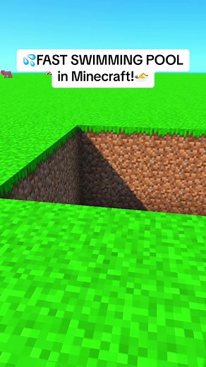 Fast Swimming Redstone Pool in Minecraft! Build and Dive In!