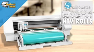 1K views · 19 reactions | Using rolls of heat transfer vinyl just got easier with the Silhouette CAMEO 4! Check out this brief video to see how this cutter fares with HTV rolls. | HeatPressNation.com | Facebook