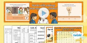 PlanIt Y5 Term 1A W2: -ious and -tious Endings Spelling Pack