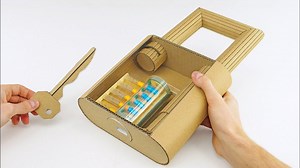 12K views · 219 reactions | How to Make Fully Functional Lock from Cardboard | DIY Amazing | The Q | Facebook